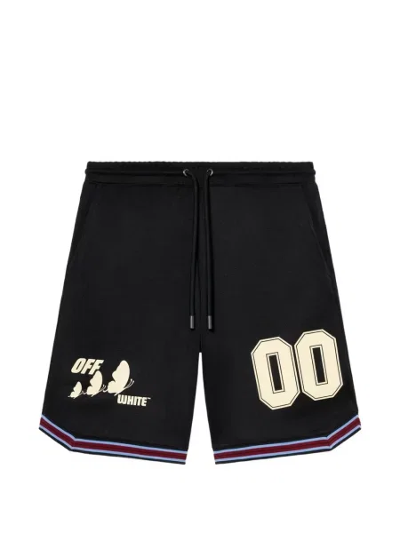 Baschet pantaloni scurți Off-white cu cordon alb
