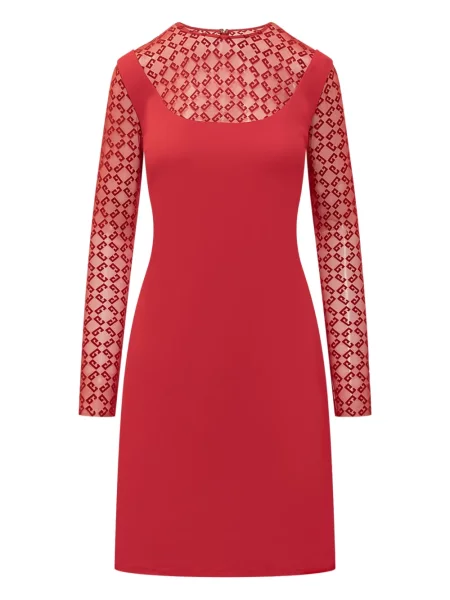 Sukienka midi Givenchy do kolan garniturowa czerwona