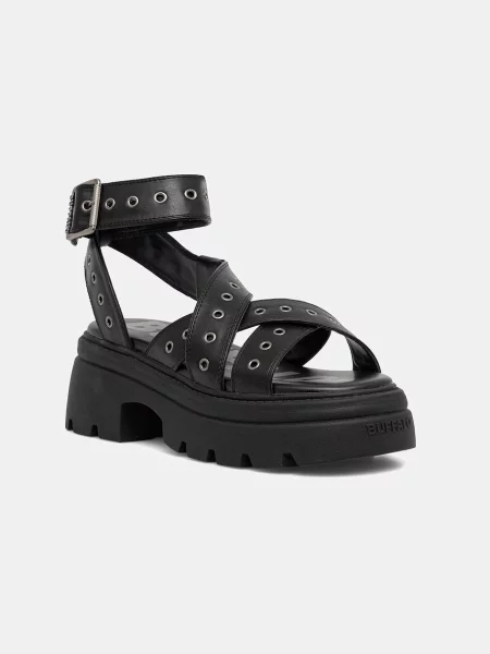 Buffalo sandale cu platformă pentru femei Vega Mss Riv negru