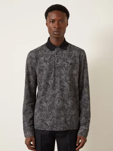 Etro Koszulka Polo Piqué grau