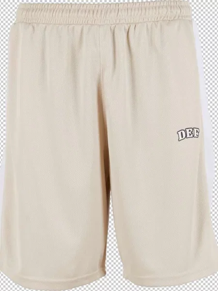 DEF Kalhoty DEF STRIPES Short / krémová béžová