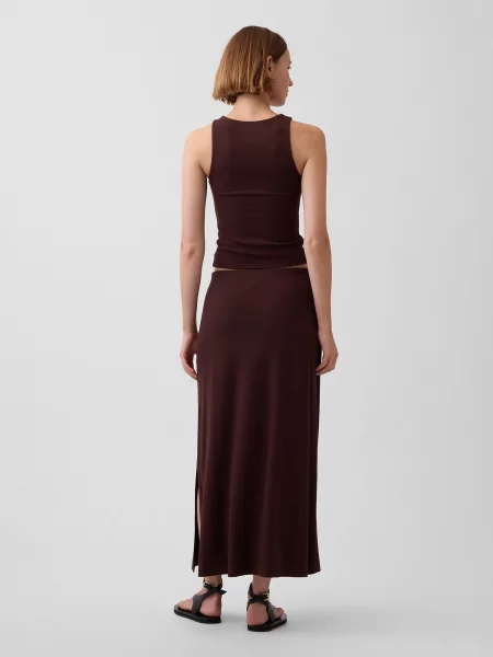 Fusta maxi Gap alb
