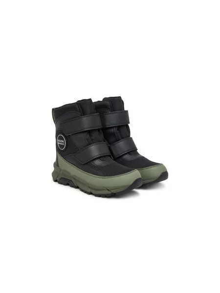 Kotníková obuv Geox J Flexyper Plus Boy B Abx S Tmavě zelená