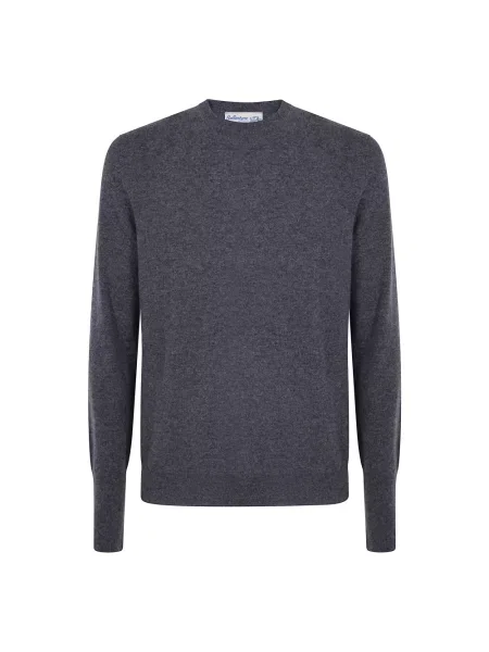 Sweter Ballantyne z kaszmiru szary