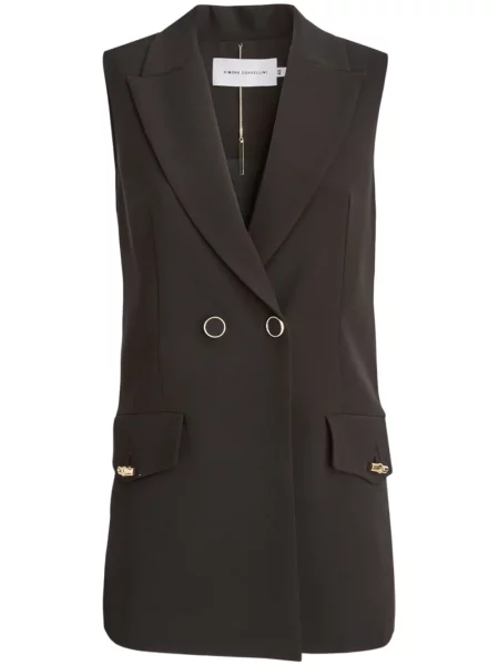 Marynarka Simona Corsellini bez rękawów brązowa