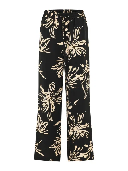 Guido Maria Kretschmer Pantaloni Ayana crem negru