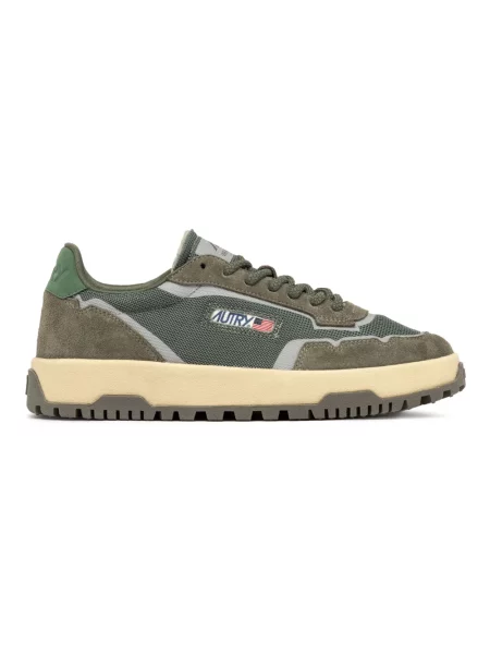 Sneakersy Autry zamszowe zielone
