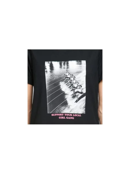 Dedicated T-shirt Mysen Waterski Gang Black Kobiety Koszulki Dedicated Size: S czarny
