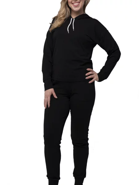 Спортивний костюм LadyLike текстиль чорний
