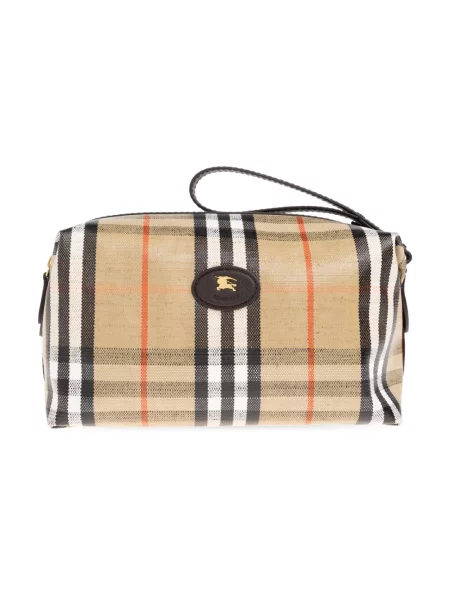 Torba Burberry z logo beżowa