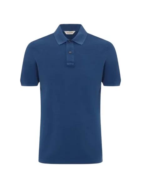 Scurt tricou polo Gran Sasso albastru