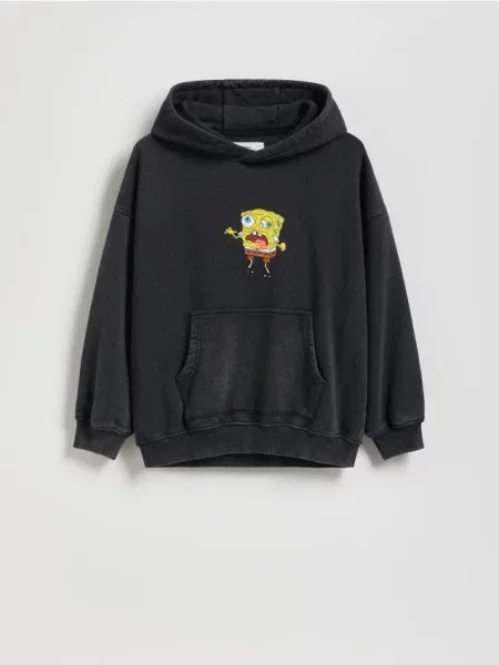 Reserved bluza SpongeBob czarny
