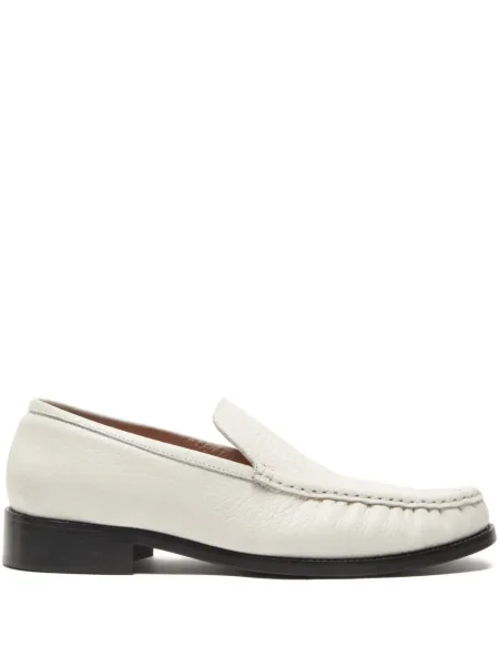 Pantofi loafer Acne Studios din piele alb