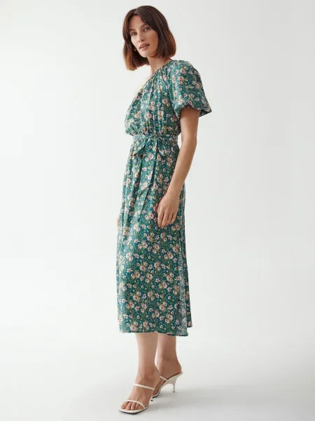 Willa Rochie Aveline galben / verde petrol / roz alb