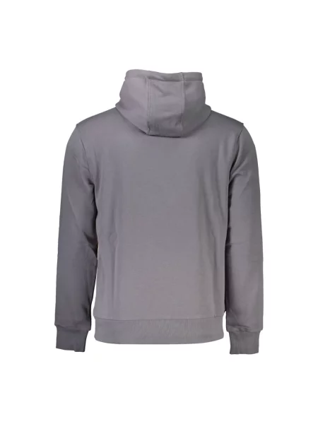 Bluza z kapturem Cavalli Class z kapturem szara
