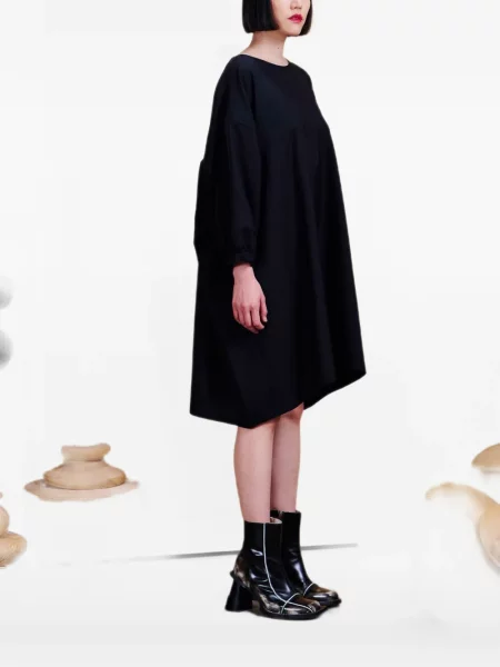 Rochie Henrik Vibskov asimetrică negru