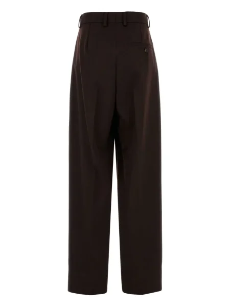 Pantaloni Stella Mccartney de lână maro