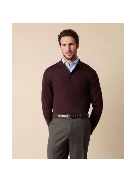 Sweter Brooks Brothers wełniany brązowy