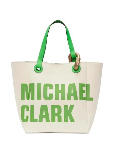 Geantă Jw Anderson din canvas alb