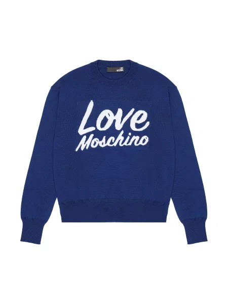 Pulover Love Moschino albastru