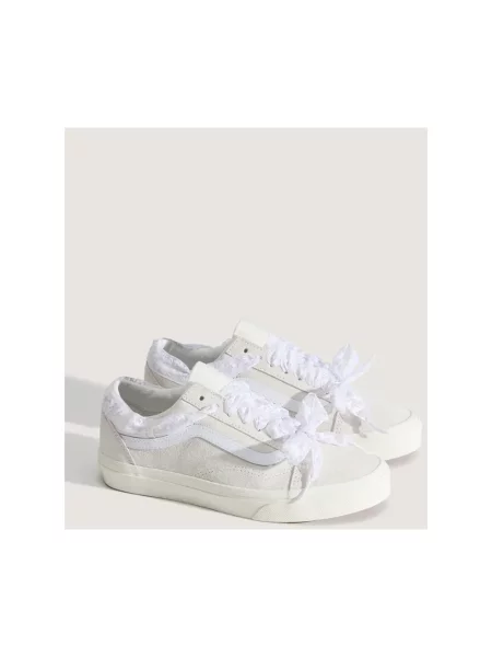 Sneakersy Vans Old Skool zamszowe białe