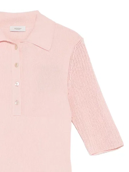 Polo Agnona tricotate roz