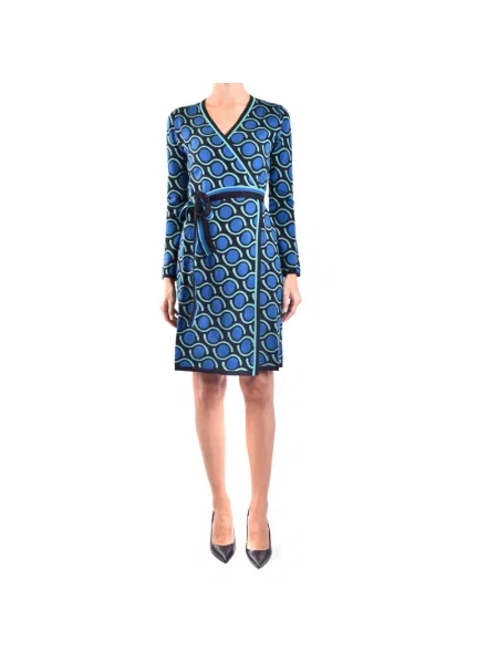 Krótka sukienka Diane Von Furstenberg niebieska