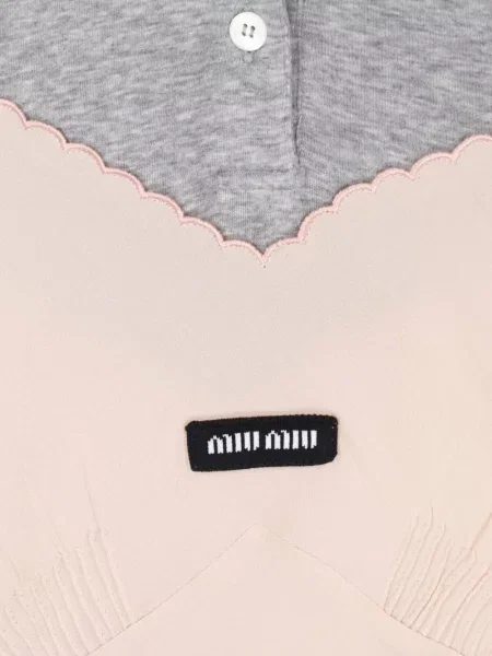 Scurt top Miu Miu roz