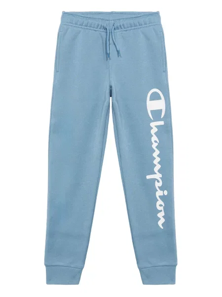 Champion Pantaloni albastru deschis alb