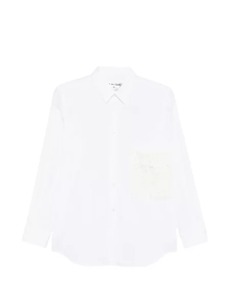 Gulerat cămașă Comme Des Garçons alb