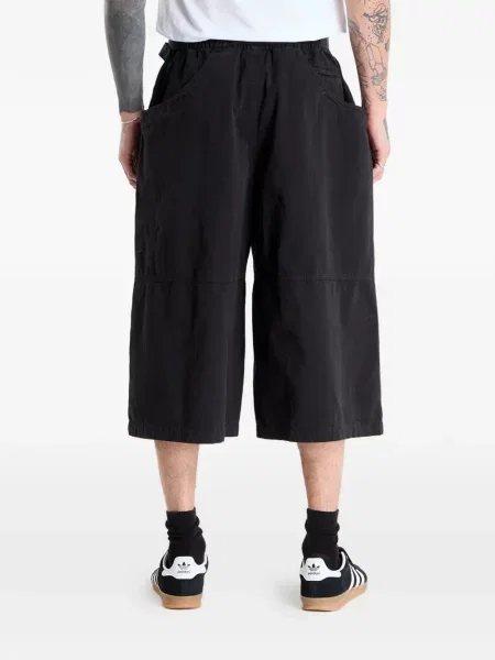 Dlouhé běžecké boty Adidas Terrex s krátkými rukávy s výstřihem do v černé