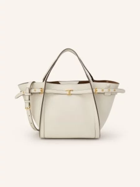 Tod's Torba Na Zakupy Tim Small weiss złota