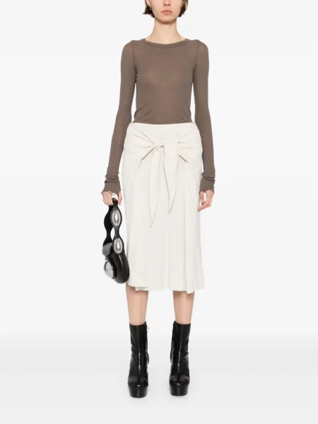 Fustă Rick Owens alb