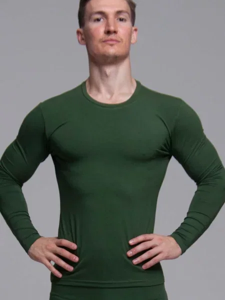 Однотонное термобелье Libertine зеленое