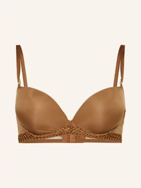 Aubade Push-Up Podprsenka Sheer Emotion hnědá