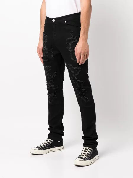 Skinny jeansy skinny God's Masterful Children czarne