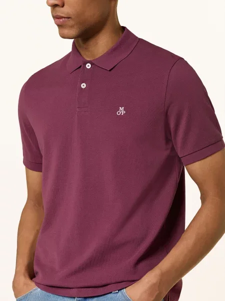 Marc O'polo Piqué Polokošile Regular Fit tmavě červená