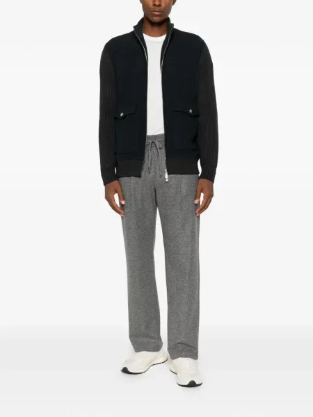 Pantaloni Herno cu cordon gri