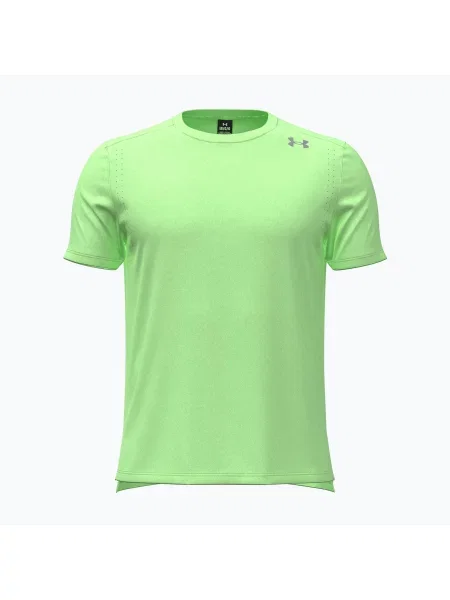 Мъжка тениска за бягане Under Armour Velociti Pro lumos lime/white бяло