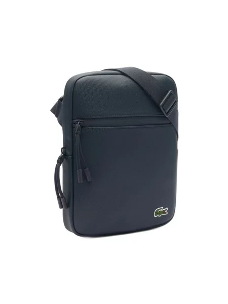 Geantă crossbody Lacoste fără toc albastru