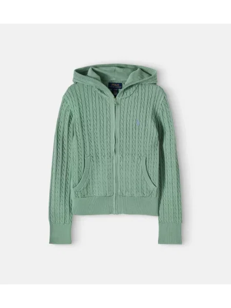Gyerek kardigán Polo Ralph Lauren zöld