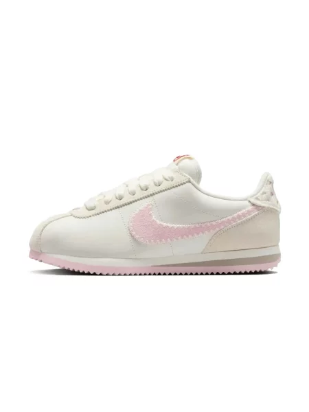 Lniane sneakersy Nike Cortez białe
