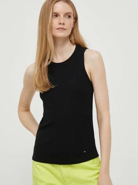 Top Tommy Hilfiger črna