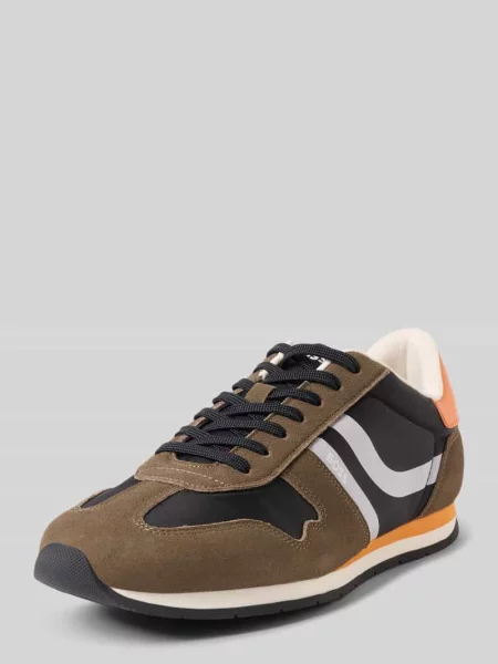 Sneakersy niskie z nadrukiem z logo model ‘LEVON_RUNN_NYMI’ Boss Orange