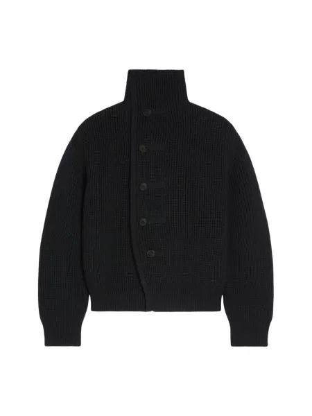 Kardigan Dries Van Noten wełniany czarny