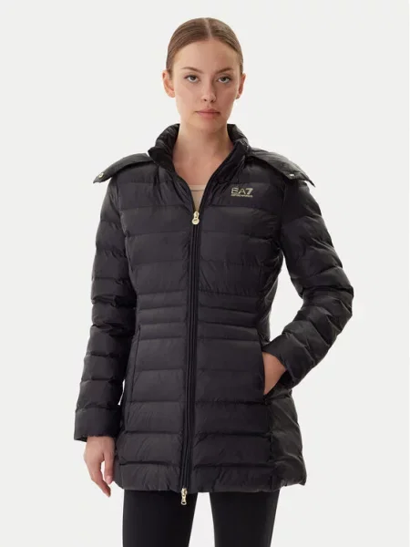Bunda Emporio Armani Train Core Eco Down Caban black černá