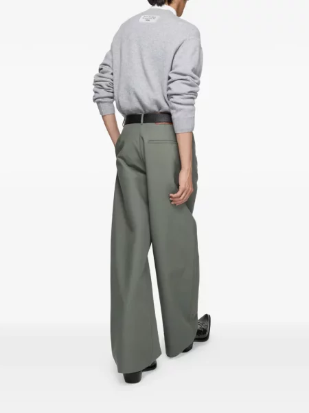 Pulover Acne Studios cu decolteu rotund gri