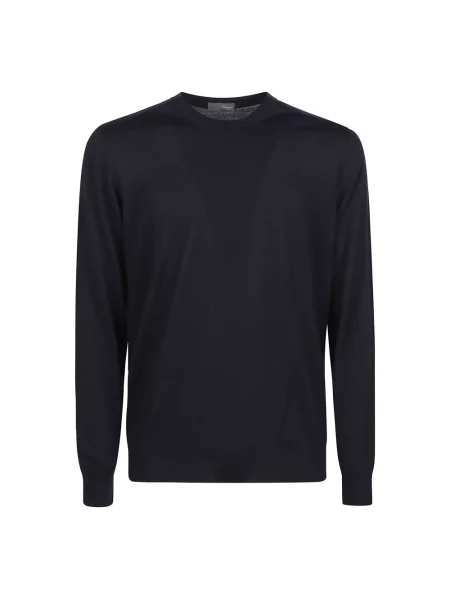 Sweter Drumohr wełniany niebieski