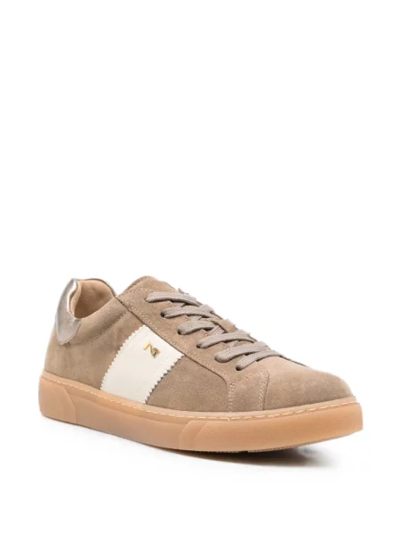 Szarvasbőr csíkos sneaker Nero Giardini barna
