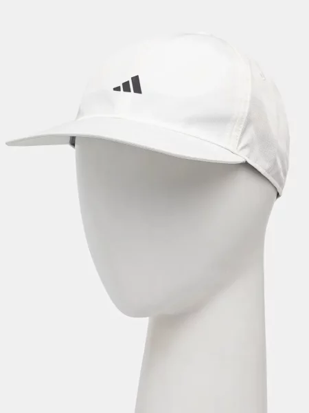 Шапка с козирка adidas Performance Essentials с изчистен дизайн бяло